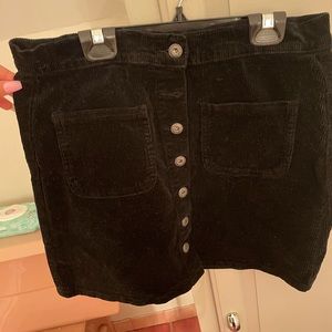 Black skirt